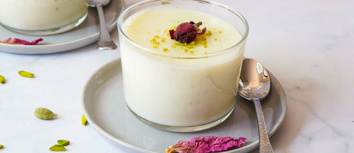 FIRNI - HOW TO MAKE FIRNI RECIPE - AFGHAN CUSTARD EASY TO MAKE