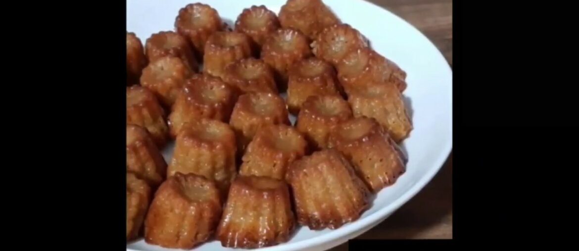 French recipe : Canelé with brown suger