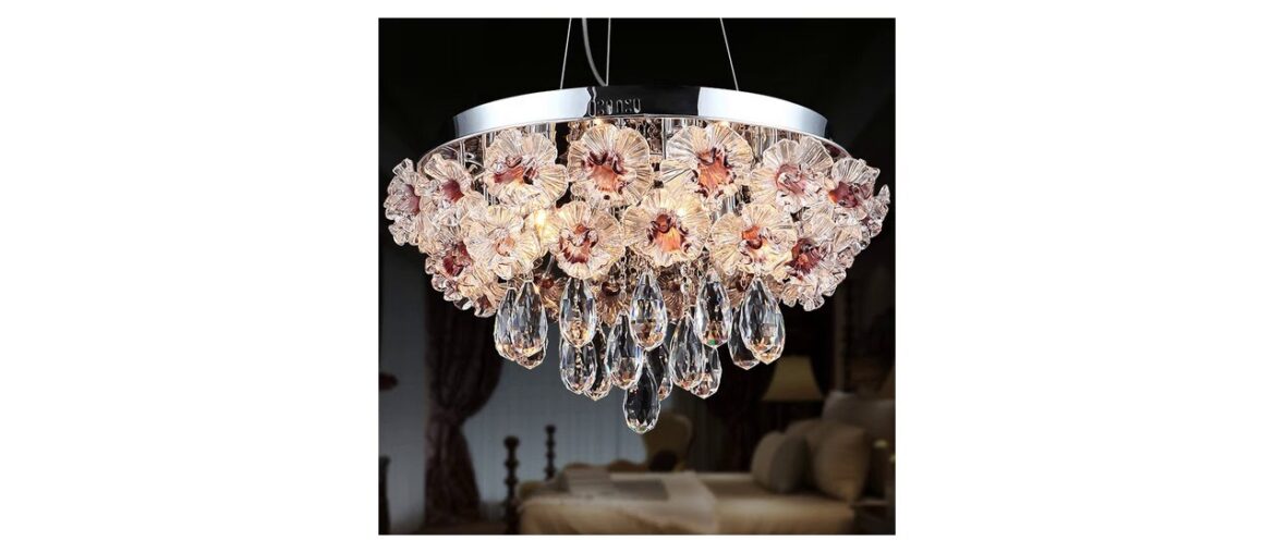 Special 13% Off for  Modern pendant lamp for Dining Room dressing Flower Ceiling fixture lighting R