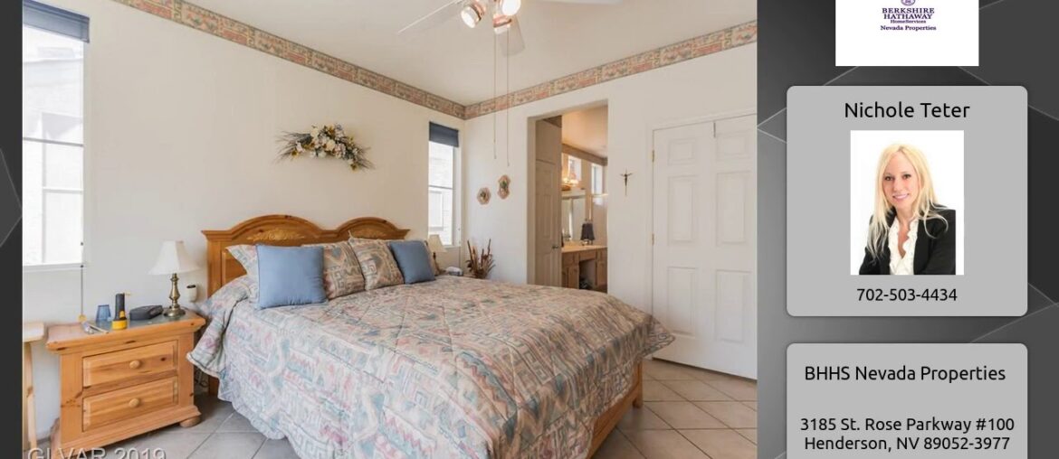 2163 EAGLE STICKS Drive, Henderson, NV 89012 2163 EAGLE STICKS Drive, Henderson, NV 89012