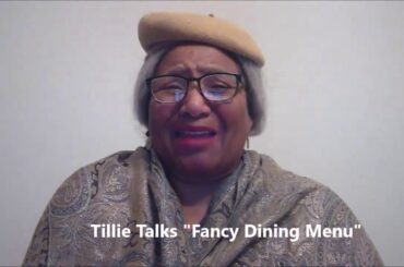 Tillie Talks Fancy Dining Menus