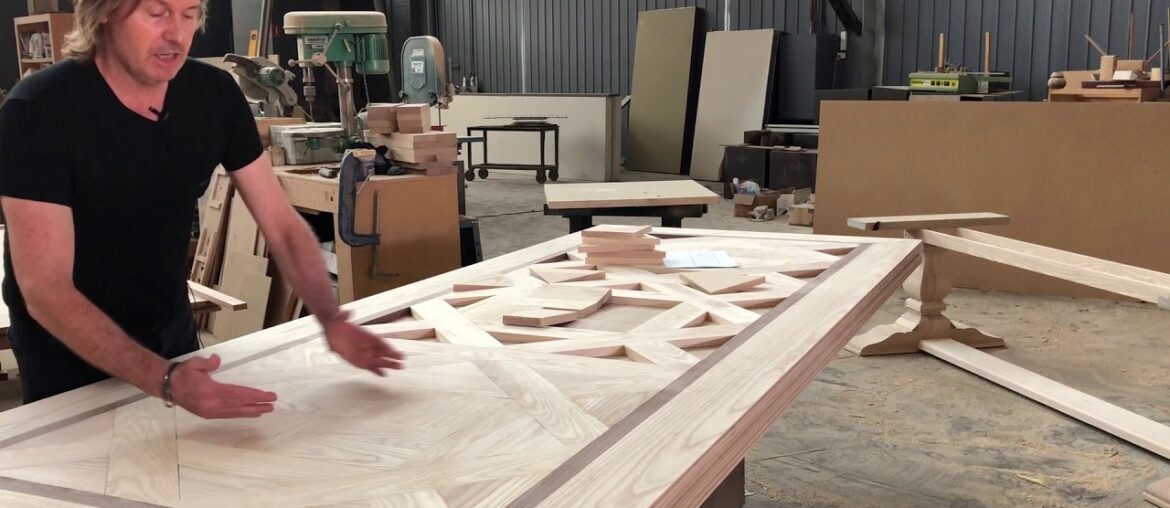 Custom Made Parquetry Tables by Mark Alexander Design Artistry - French Tables