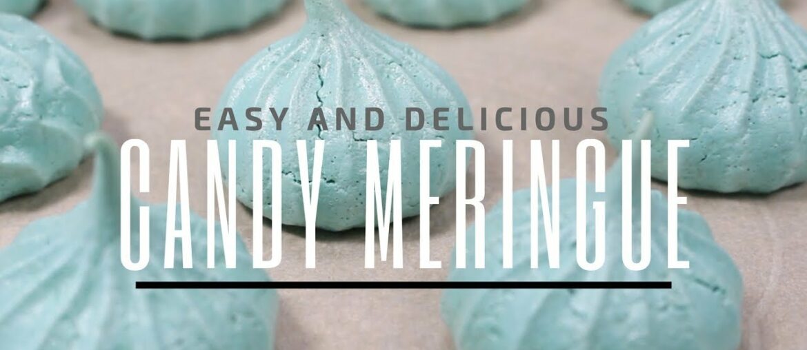 EASY CANDY WITH FRENCH MERINGUE RECIPE - RECETTE BONBON À LA MERINGUE FRANÇAISE FACILE