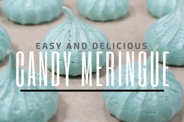 EASY CANDY WITH FRENCH MERINGUE RECIPE - RECETTE BONBON À LA MERINGUE FRANÇAISE FACILE