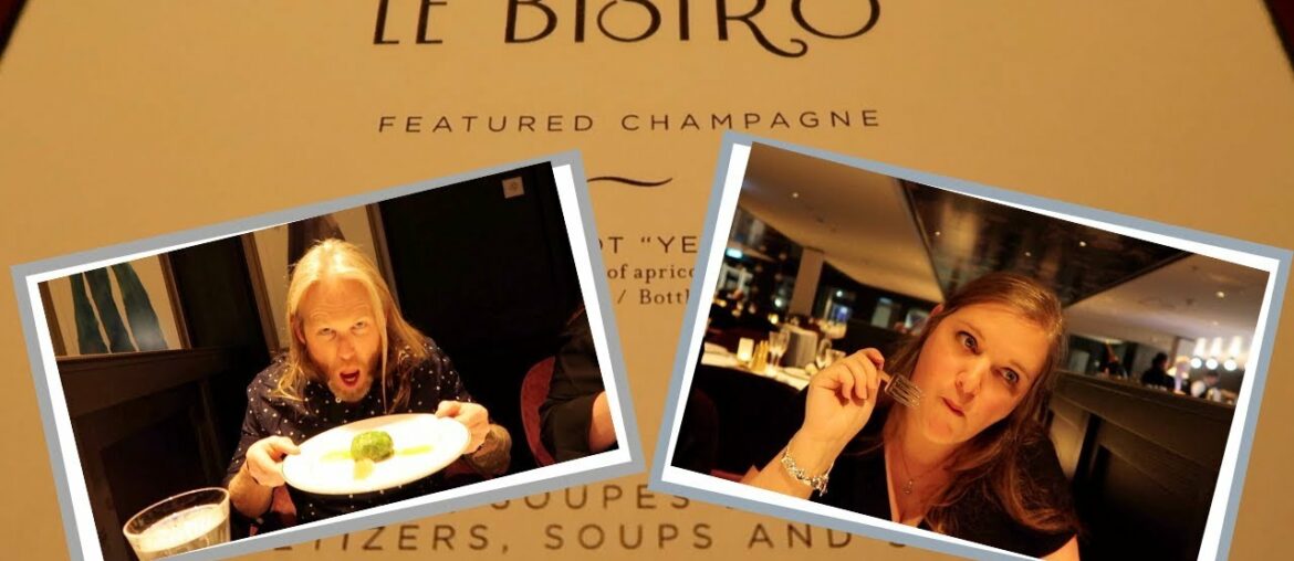 Dinner at Le Bistro French Restaurant! NCL Bliss Alaskan Cruise Vlog