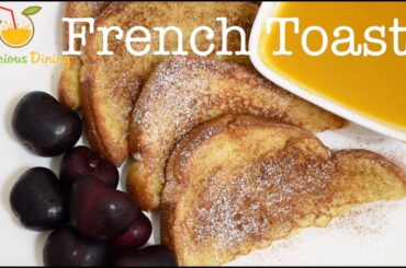 French Toast & Honey Mango Syrup Recipe in Tamil | பிரெஞ்ச் டோஸ்ட்