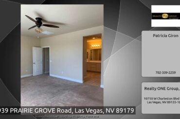 10939 PRAIRIE GROVE Road, Las Vegas, NV 89179