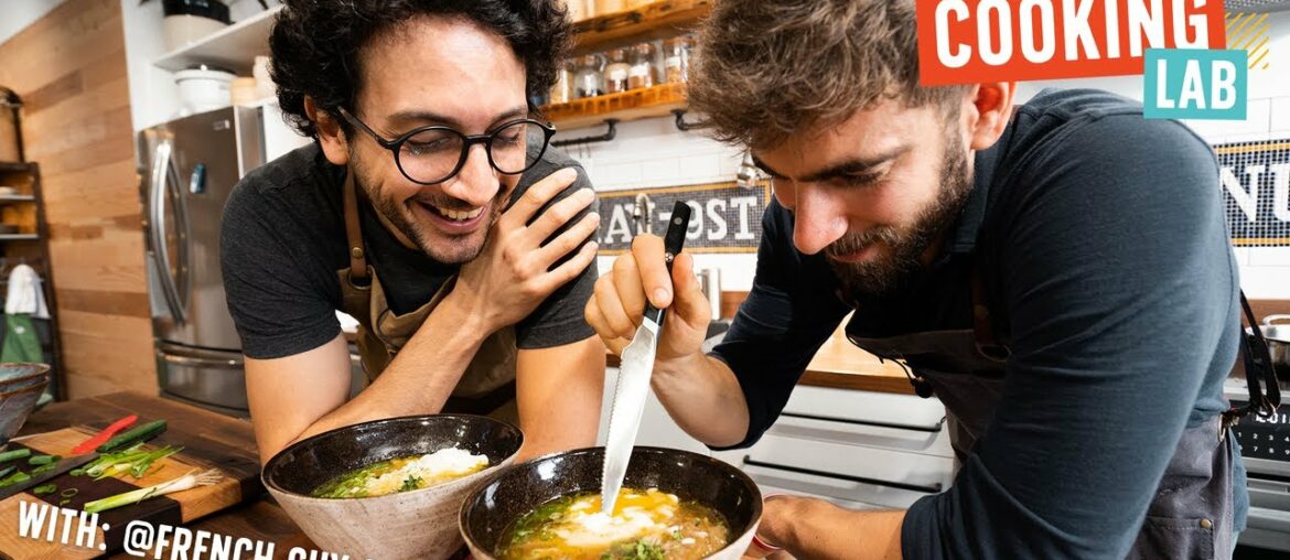 Attempting to French-ify Ramen with Alex French Guy Cooking Attempting to French-ify Ramen with Alex French Guy Cooking