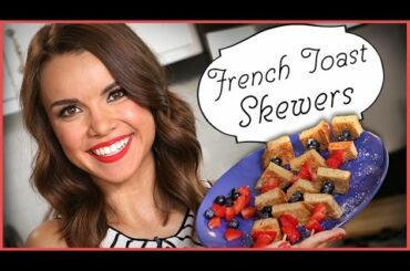 Ingrid Dishes | French Toast Skewers | Recipes from Missglamorazzi