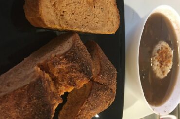 Vegan Recipe: Tomato Basil French Bread and Black Bean Soup