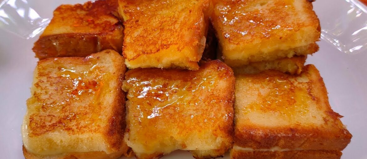 French Toast With Cheese | French Toast Recipe With Cheese | Korean Style | Korean Food French Toast With Cheese | French Toast Recipe With Cheese | Korean Style | Korean Food