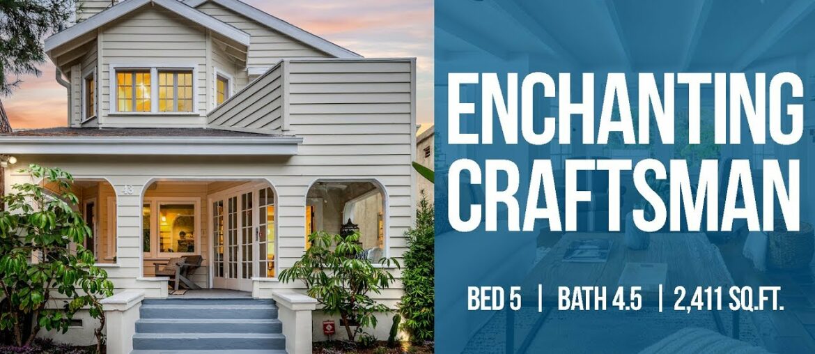 Best Homes of Venice: 43 Park Avenue - 4 Bed / 4.5 Bath Walk Street Craftsman Home