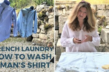 French laundry tip | how to wash and dry men's shirts