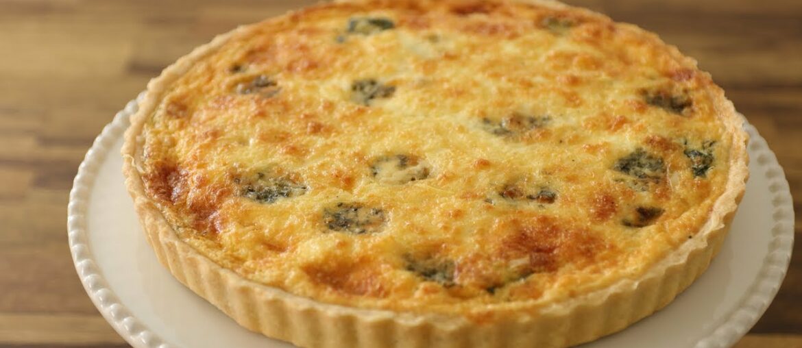 Spinach and cheese Quiche Recipe