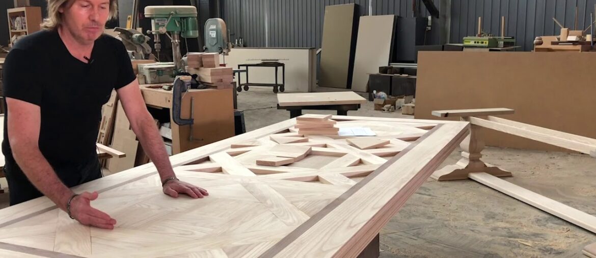 French Parquetry Dining Table – Custom Made by Mark Alexander Design – French Tables French Parquetry Dining Table - Custom Made by Mark Alexander Design - French Tables