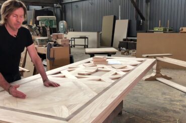 French Parquetry Dining Table - Custom Made by Mark Alexander Design - French Tables