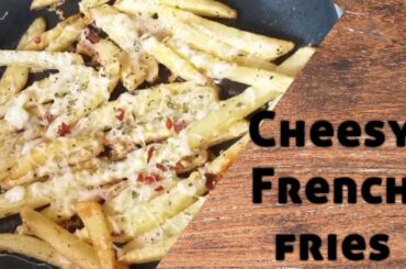 Homemade cheesy potatoes fries|French fries recipe|ઓવન વગર ઘરેજ બનાવો બહાર જેવી ચીઝી ફ્રેન્ચ ફ્રાય