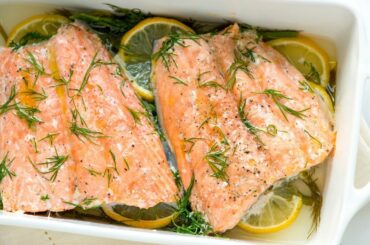 Perfectly Baked Salmon Recipe with Lemon and Dill - How to Bake Salmon