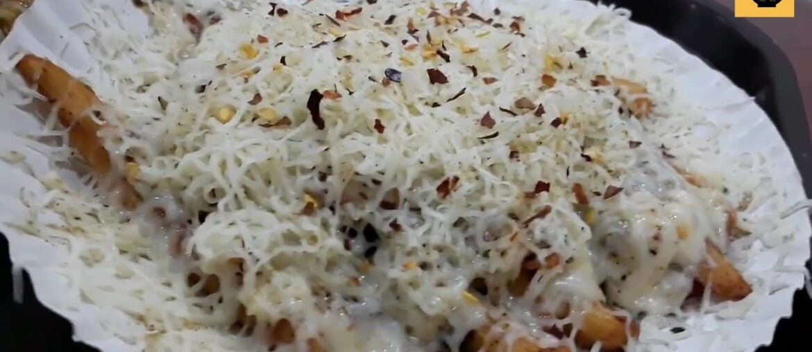 French fries with cheese and cream| world best French fries | street food india