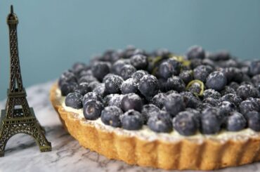 ASMR | French Blueberry Tart Recipe : 法式藍莓塔 : Tarte aux myrtilles : フレンチ ブルーベリータルト