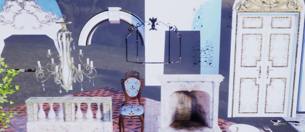 Baroque Dining Room Cinematic