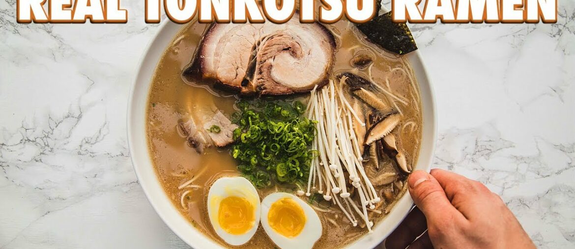 How To Make Real Tonkotsu Ramen