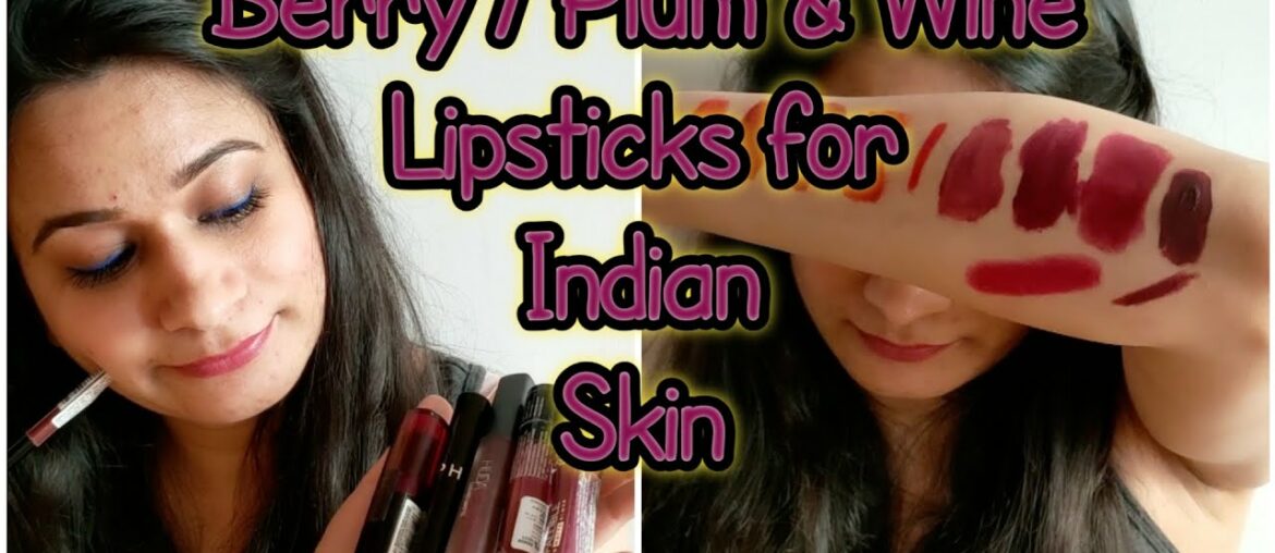Plum Berry Wine Lipsticks for Indian Skin Tone #diywithrj #bandbajaandbaraatseries Plum Berry Wine Lipsticks for Indian Skin Tone #diywithrj #bandbajaandbaraatseries