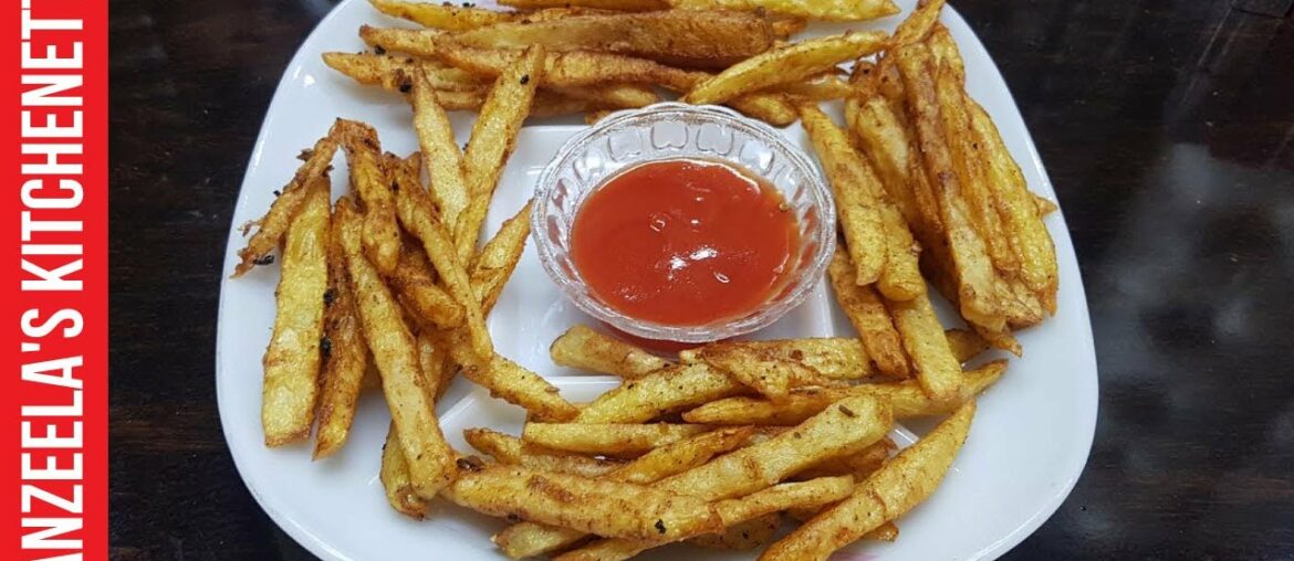 Spicy French Fries Recipe | Masala French Fries | Homemade Crispy Fries | Tanzeela's Kitchenette