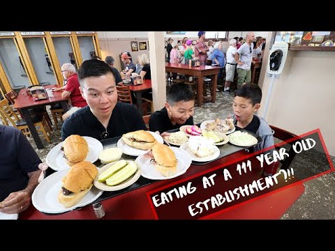 Eating French dipped sandwiches at a 111 year old LEGENDARY restaurant in downtown Los Angeles!!! Eating French dipped sandwiches at a 111 year old LEGENDARY restaurant in downtown Los Angeles!!!