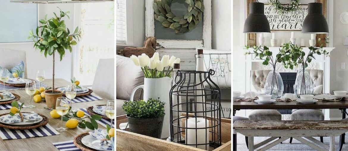 ❤DIY Farmhouse style dining room centerpieces Ideas❤ | Home decor & Interior design| Flamingo Mango ❤DIY Farmhouse style dining room centerpieces Ideas❤ | Home decor & Interior design| Flamingo Mango