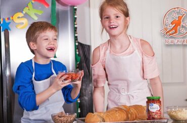 Kids Kitchen Real Recipes 6 -  Kids Cooking French Bread Pizza