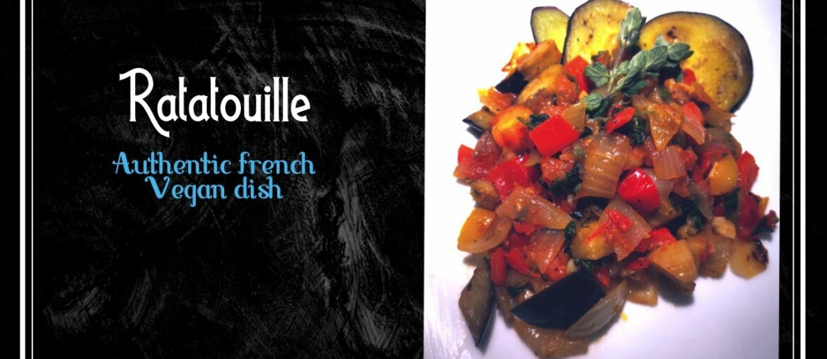 French Vegan cooking : Ratatouille à la provençale (recipe in the description)