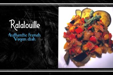French Vegan cooking : Ratatouille à la provençale (recipe in the description)