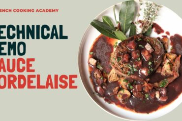 Learn how to make an authentic Bordelaise sauce with this video