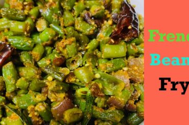 EASY FRENCH BEANS RECIPE | How to make French Beans Fry | Nivis Food