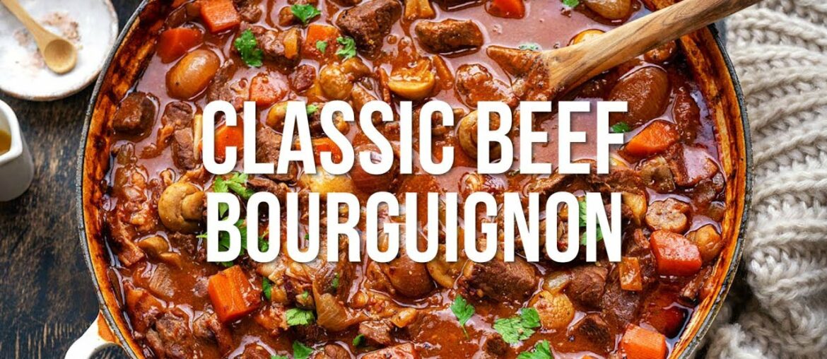 Classic Beef Bourguignon | Supergolden Bakes