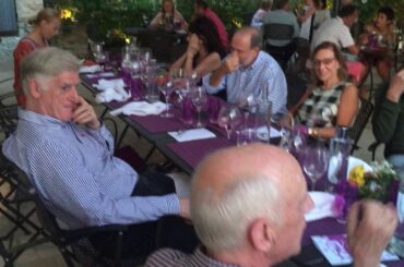 Susan Kamil at Kathy Robbin's Birthday Dinner in Seguret, France June 2015