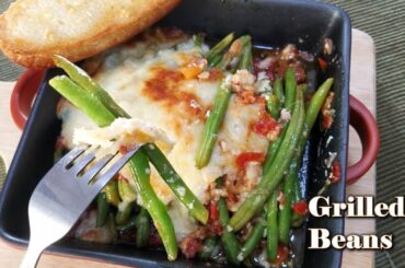 Grilled French Beans | Cheesy French Beans | Vegetarian Recipe!