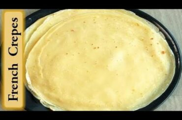 French Crepe recipe in Tamil | How to make French Crepes | ENGLISH SUBTITLE