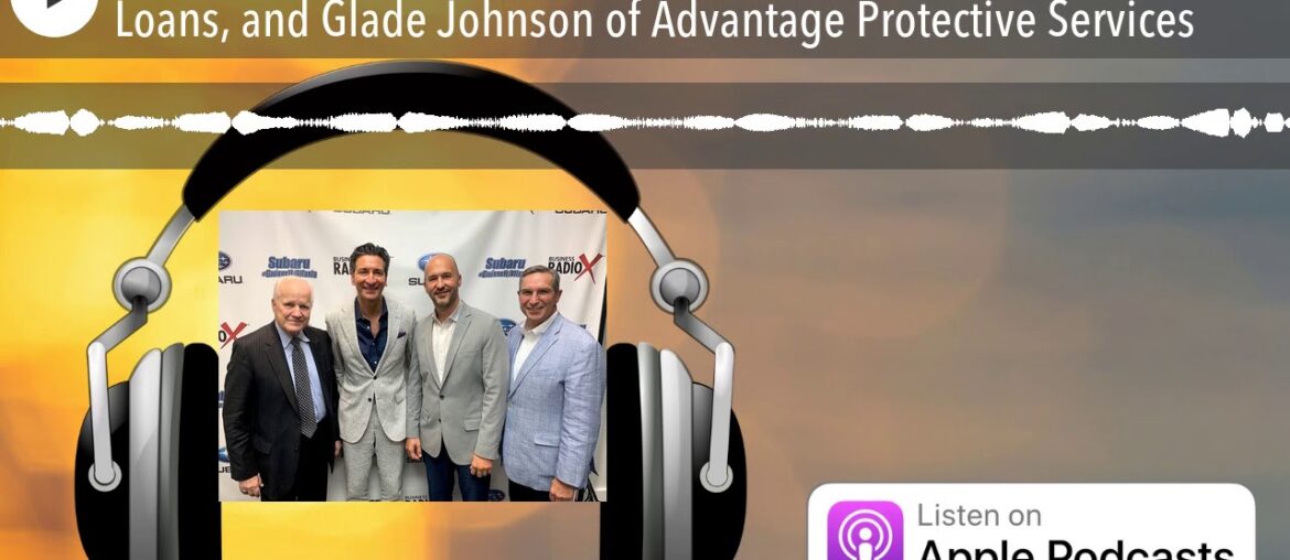 David Aferiat of Avid Wines, Mac Cregger of Angel Oak Home Loans, and Glade Johnson of Advantage Pr