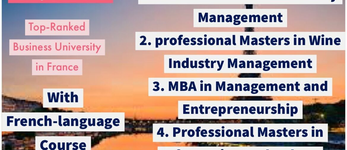 Golden opportunity Two Year PSW-Study Masters in France Paid Internship- Earn €800Part-time Settle