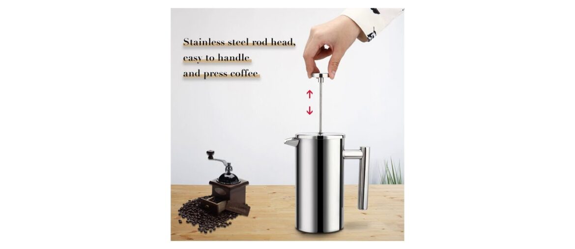 Coffee Maker French Press Stainless Steel Espresso Coffee Machine High Quality Double-Wall Insulat Coffee Maker French Press Stainless Steel Espresso Coffee Machine High Quality Double-Wall Insulat