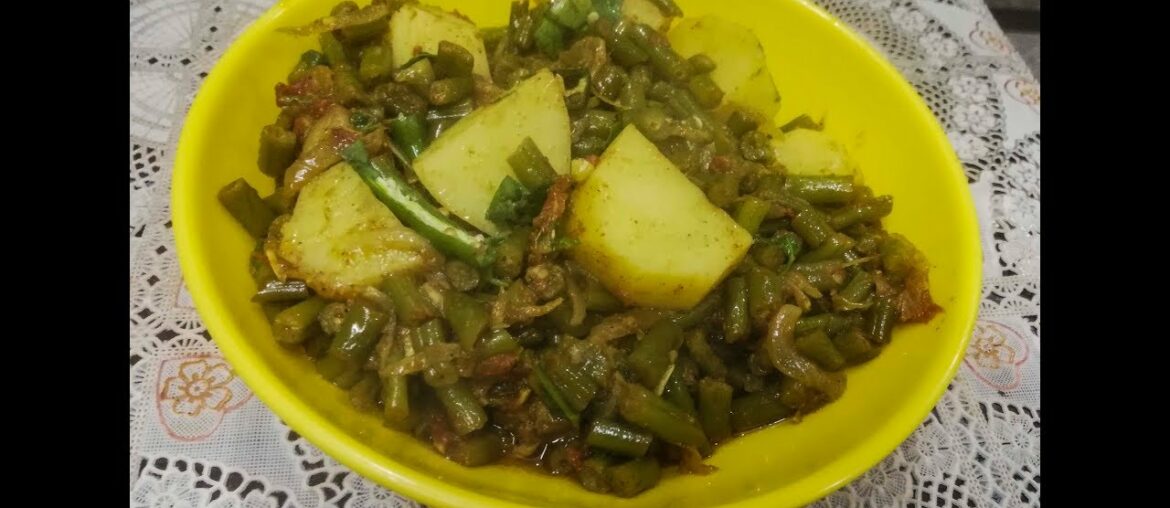 Nutritious Green Beans Potato Recipe - French Beans Recipe - Cooking With Parveen