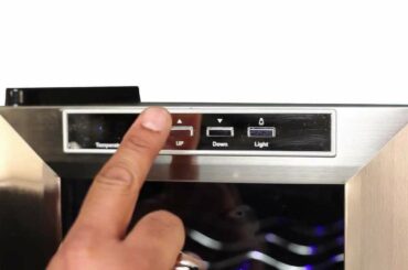 EdgeStar 32 Bottle Dual Zone Stainless Steel Wine Cooler w/ French Doors- TWR325ESS