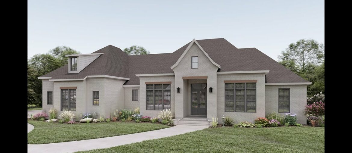 FRENCH COUNTRY HOUSE PLAN 041-00205