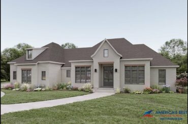 FRENCH COUNTRY HOUSE PLAN 041-00205