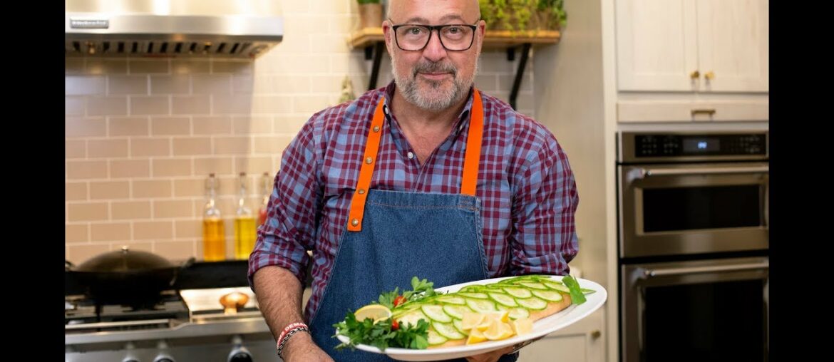 Chef Andrew Zimmern's Cold Poached Salmon Recipe Chef Andrew Zimmern's Cold Poached Salmon Recipe