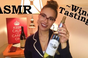 ASMR Soothing Sommelier RP~Wine Tasting~ *Nail Tapping*