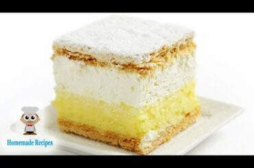 Matchless! French cremeschnitte, easy vanilla slice recipe to make French cremeschnitte with custard