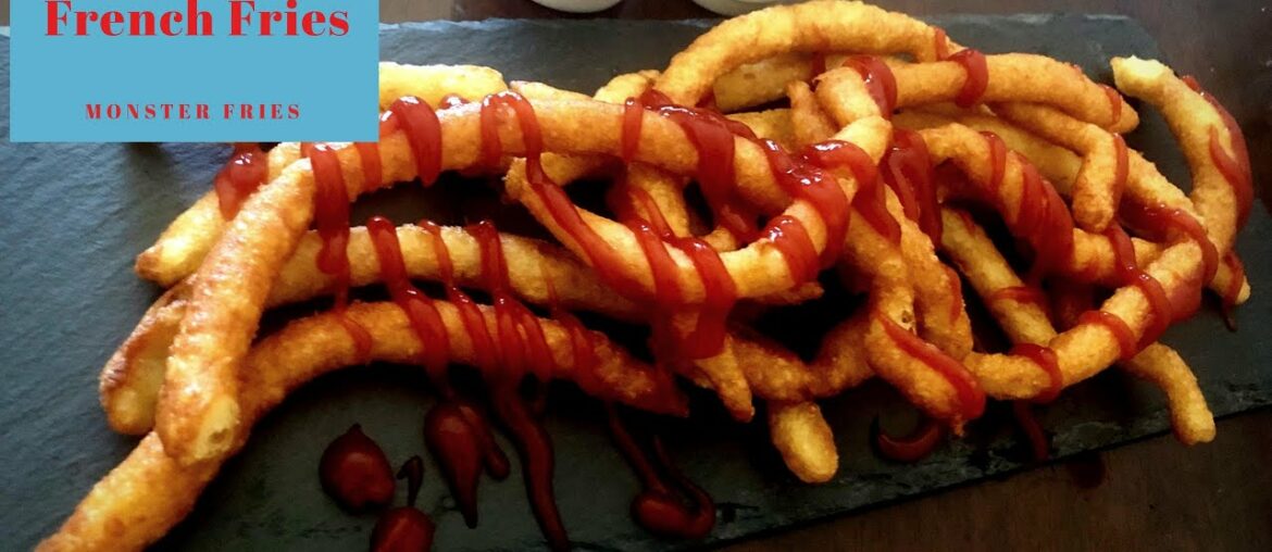25 cm Long Monster French Fries | Japanese Street French Fries Recipe ~ Dimple's An Arabian Journey 25 cm Long Monster French Fries | Japanese Street French Fries Recipe ~ Dimple's An Arabian Journey